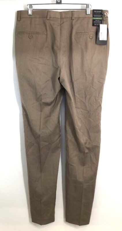 Jos. A. Bank Men's Traveler Pants Tan Brown 100% Wool Tailored Fit NWT 32x32