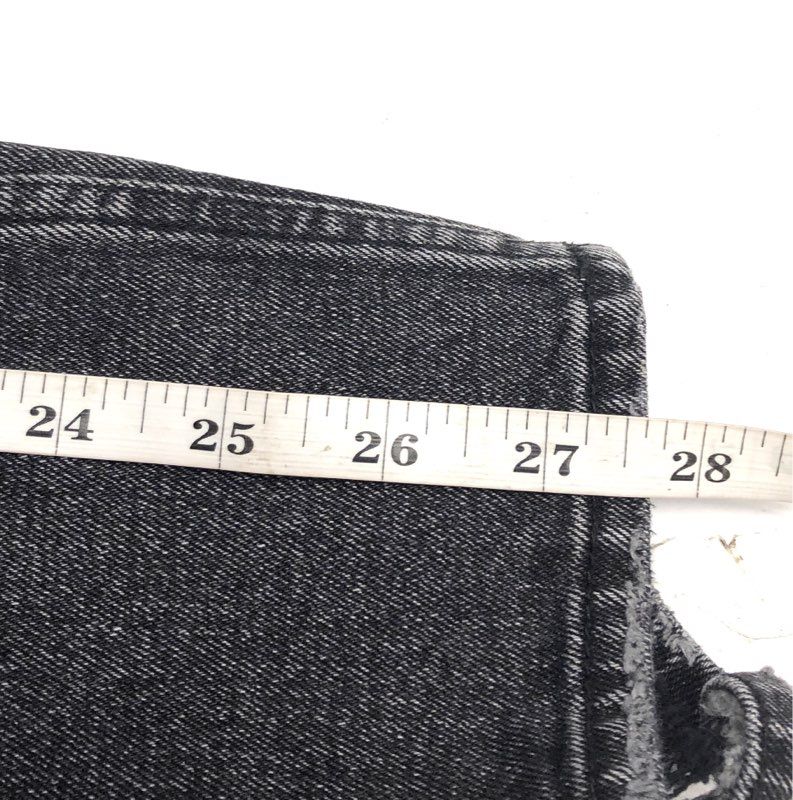 Abercrombie & Fitch Women's Curve Love Ankle Straight Distressed Jeans 26 2L