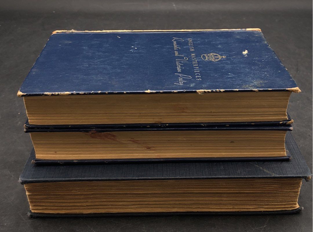 Vintage Poetry Books Lot 3 English Masterpieces Untermeyer Modern American