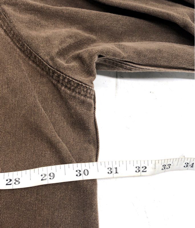 Carhartt Men's Brown Long Sleeve Work Shirt MeadWestvaco Maintenance Sz 3XL