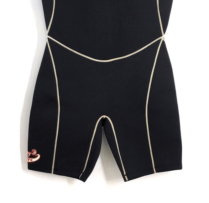 Tommy D Sports Shorty Wetsuit Lot 3 Black Neoprene Back Zip