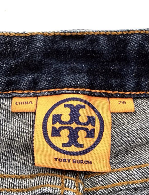 Tory Burch Women&#39;s Blue Denim Super Skinny Jeans - Size 26