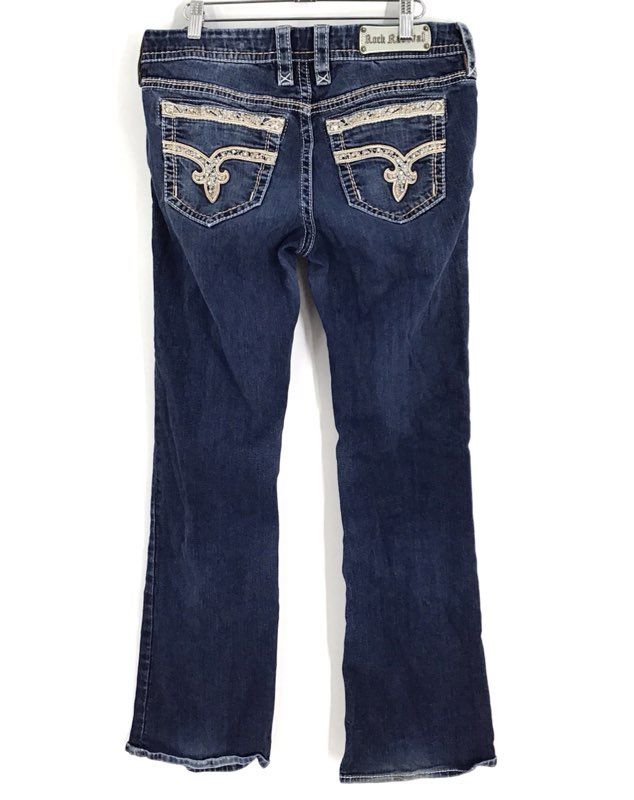 Rock Revival Women&#39;s Blue Denim Sherry Bootcut Jeans - Size 31