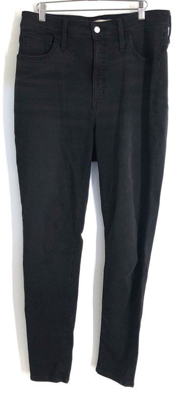 Madewell Women's Curvy Roadtripper Black High Rise Skinny Jeans Size 31