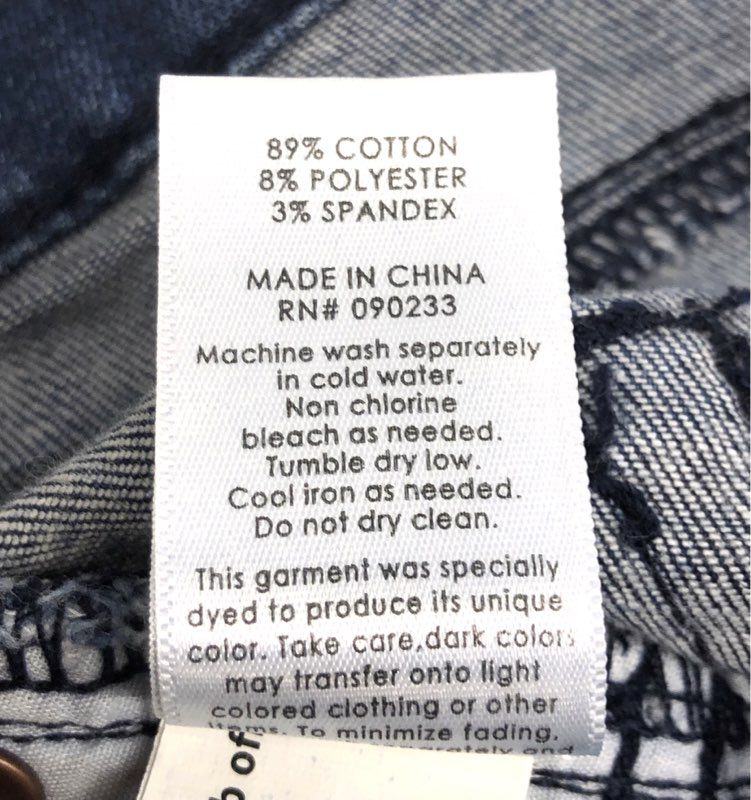 PacSun Women's High-Rise Ankle Jegging Blue Virgil Distressed Raw Hem NWT Sz 22