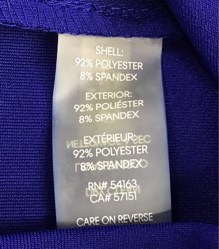 NWT Calvin Klein Women's Blue Sheath Dress - Size 6