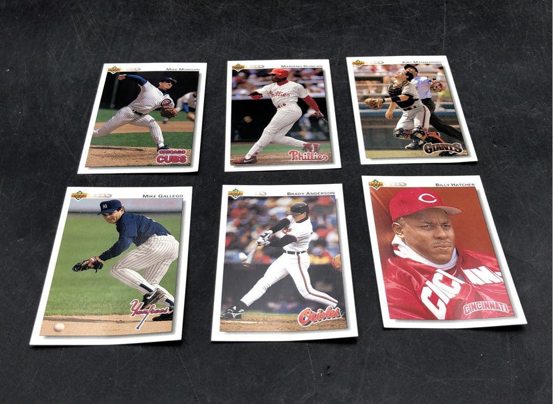 12.64 Lbs. Lot Of Classic Best Leaf Baseball MLB Cards. Medium Box, Unsorted