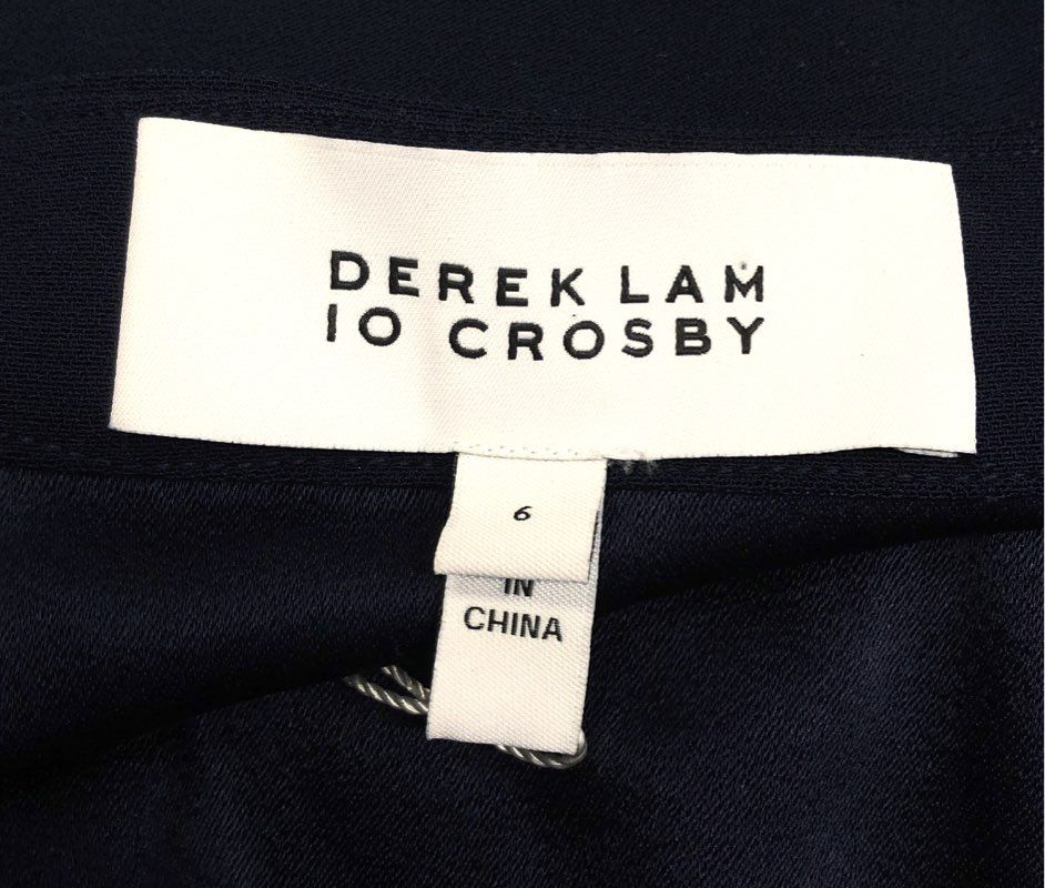 Derek Lam 10 Crosby Women's Io Jumpsuit Midnight Blue Sleeveless NWT Size 6