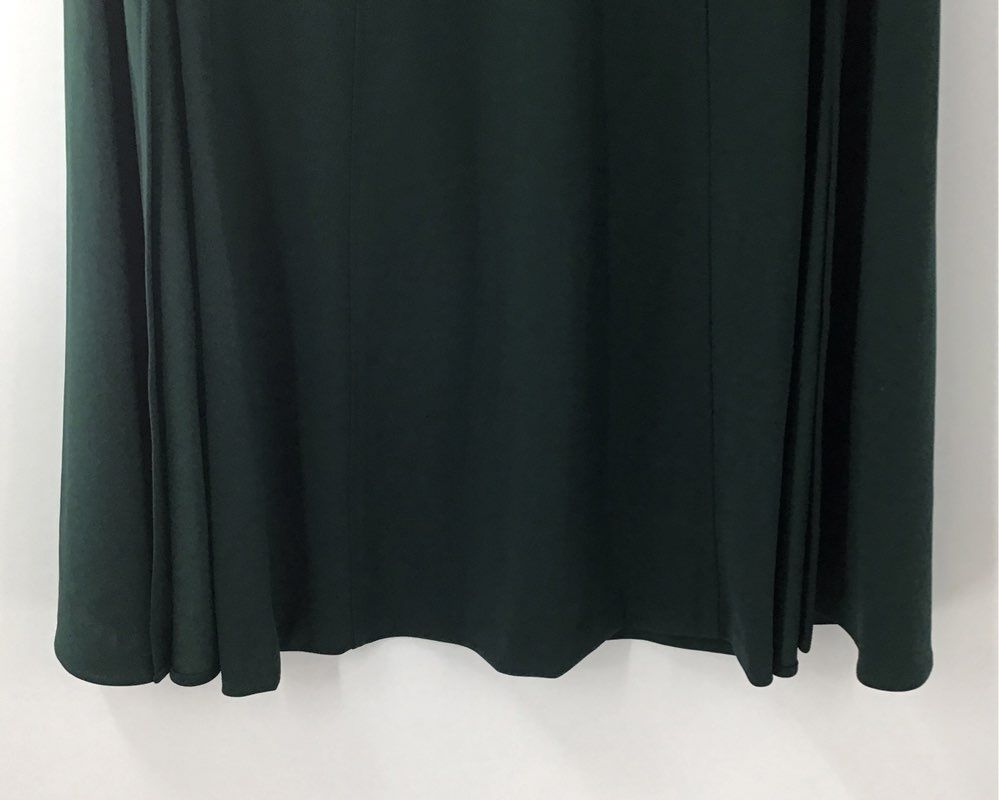 Calvin Klein Women's Dark Green Cape Sleeve Shift Mini Dress NWT Sz 12