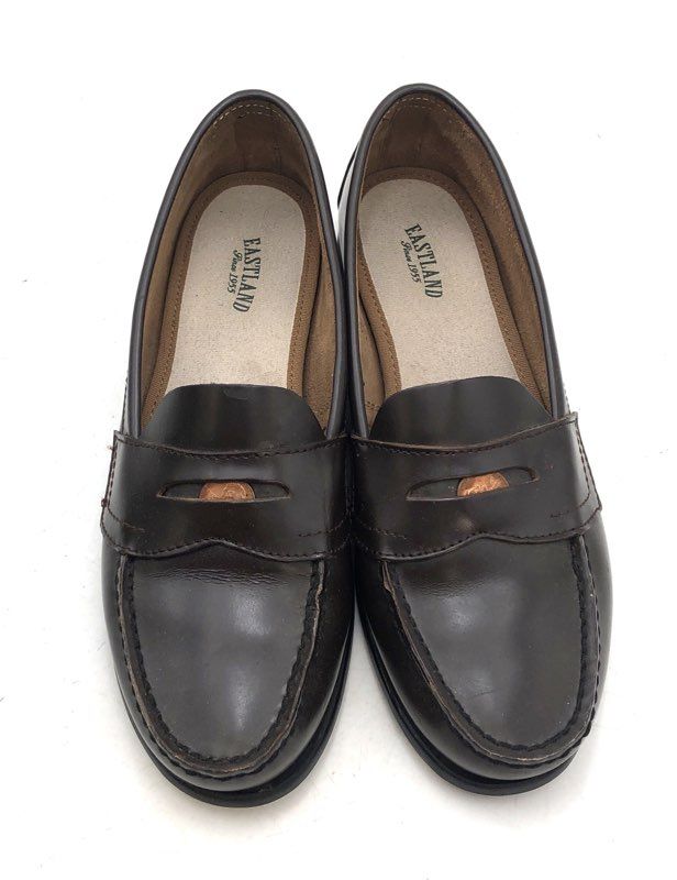 Eastland Classic II Brown Leather Women's Penny Loafer Shoes Size 8M