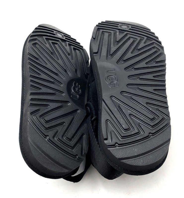 Ugg Goldenstar Clog Black Suede Kids Size 4 EU 36