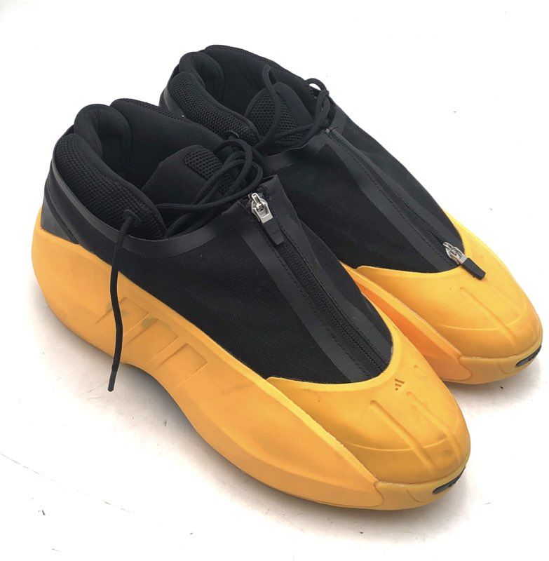 Adidas AE 1 Anthony Edwards Black Yellow Basketball Shoes Men's Size 13