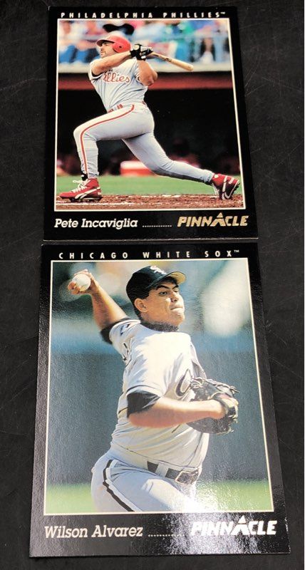 11.9 Lbs. Lot Of Pinnacle Baseball MLB Cards. Medium Box, Unsorted