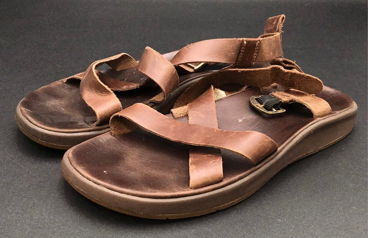 Chaco Men&#39;s Wayfarer J106647 Brown Strappy Sandals - Size 9