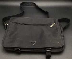 Guess Black Adjustable Strap Laptop Bag