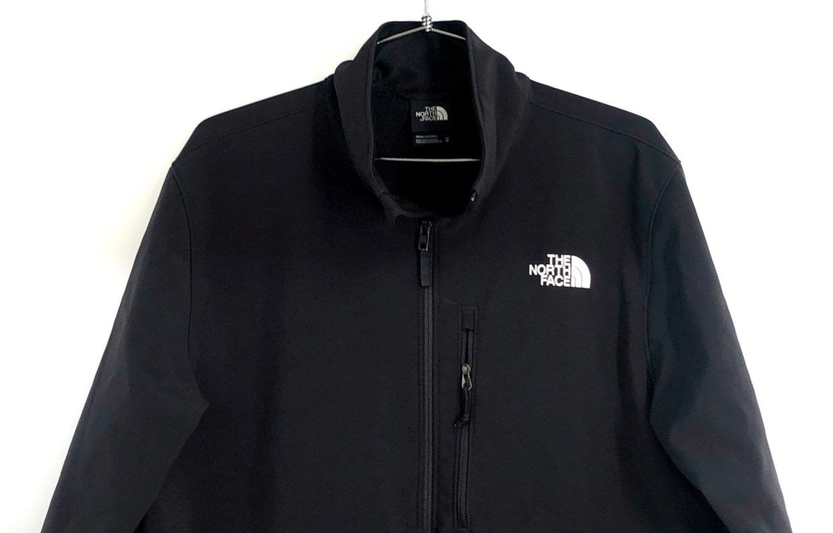 The North Face Men's Black WindWall Apex Bionic Softshell Full Zip Jacket Sz M