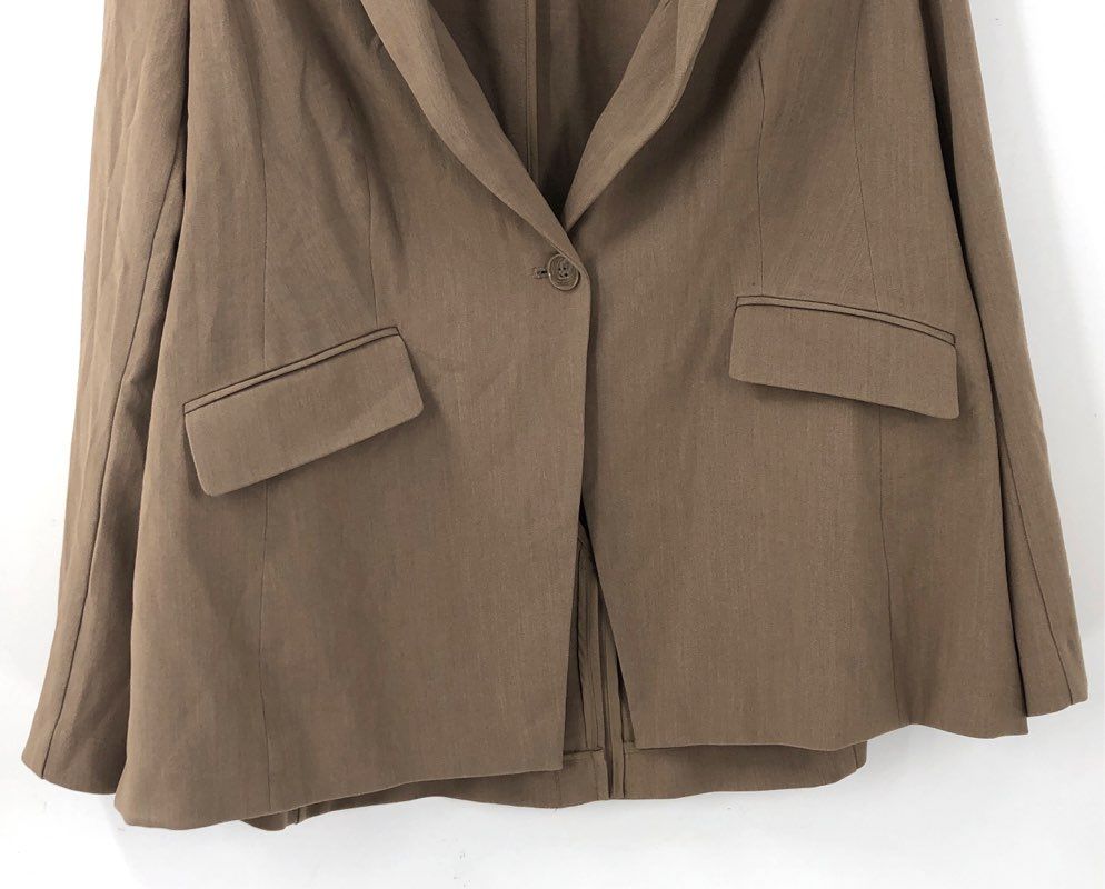 NWT Lane Bryant Women's Tan Blazer - Size 16
