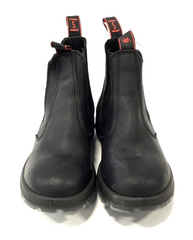 Redback UBBK Black Leather Chelsea Work Boots Made in Australia Size 5 AU