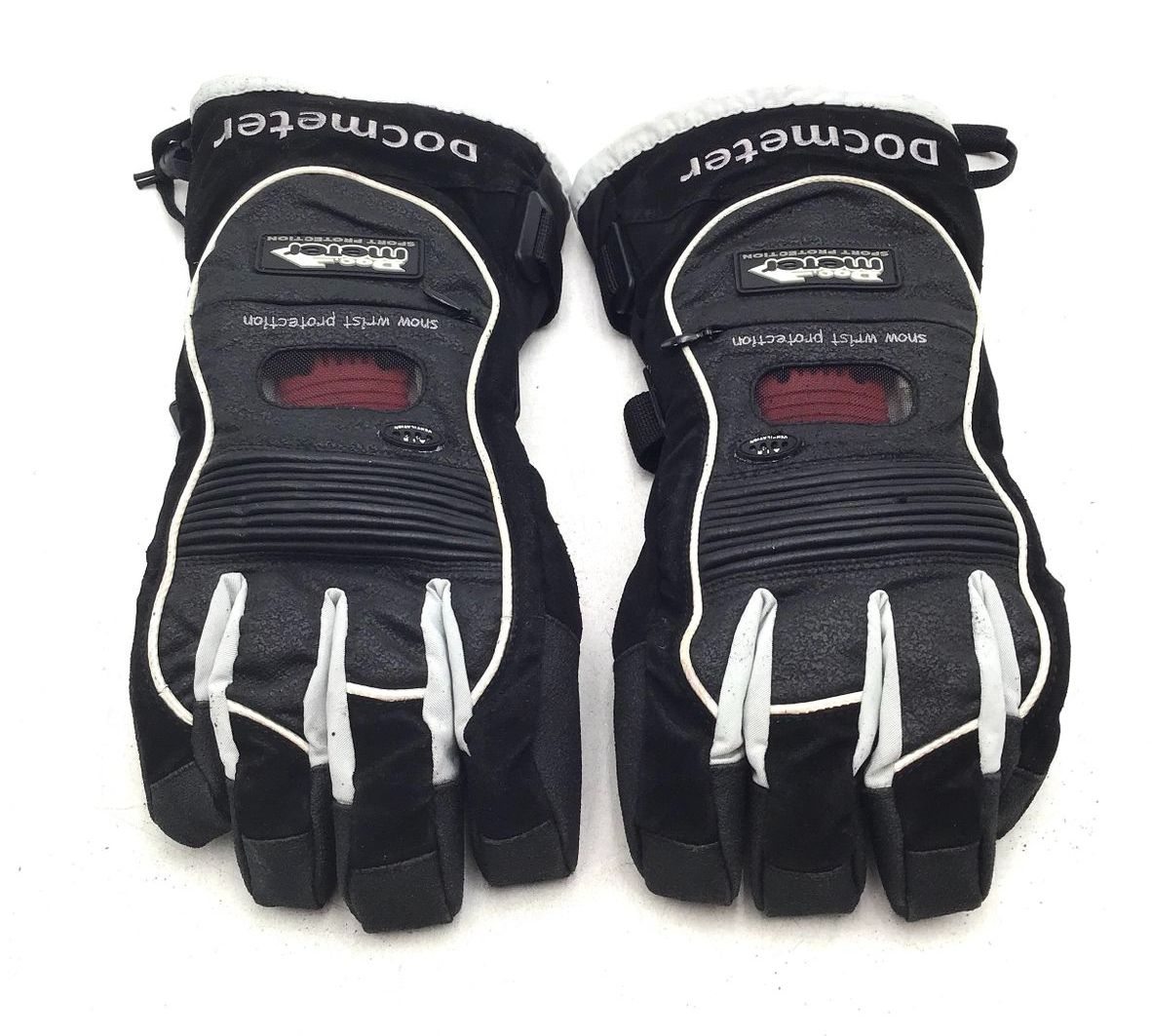 Docmeter Men&#39;s Black Snow Wrist Protection Gloves - Size Small