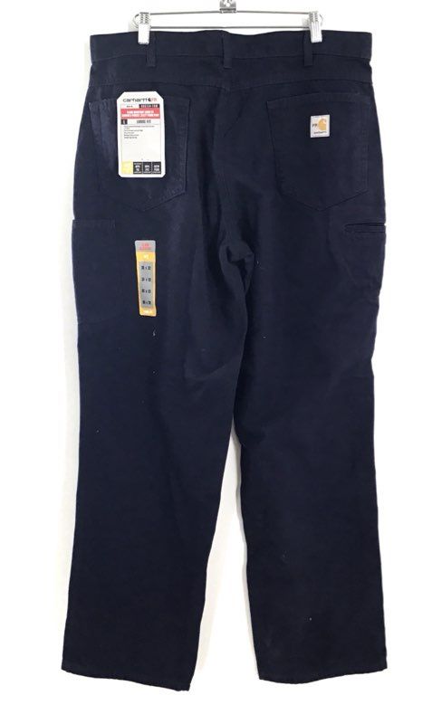 Carhartt Men's FR Loose Fit Midweight Canvas Work Pant Dark Navy NWT Sz 36x32