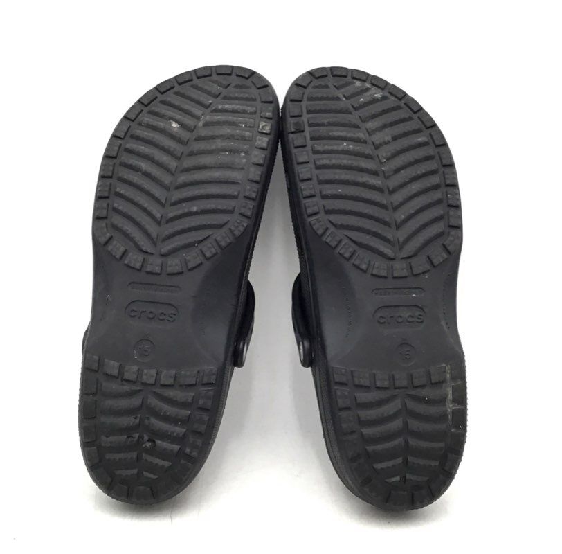 Crocs Men&#39;s Black Clog Sandals - Size 13