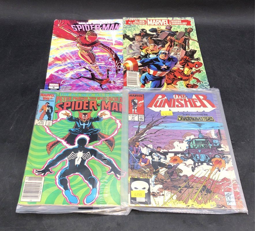 Comic Book Lot Marvel 1980s-2010s Superhero Approximately 25 Comics