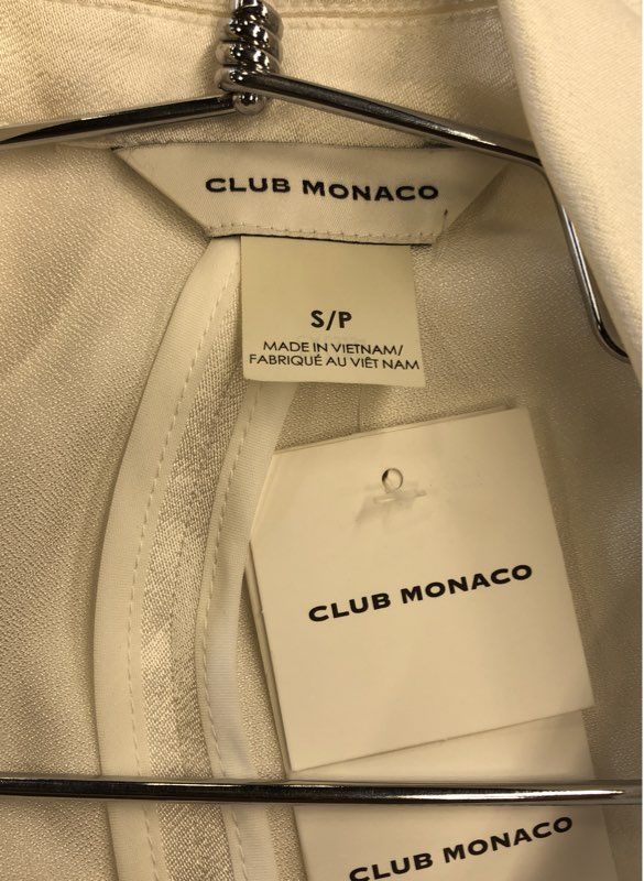 NWT Club Monaco Women's White Blazer - Size S
