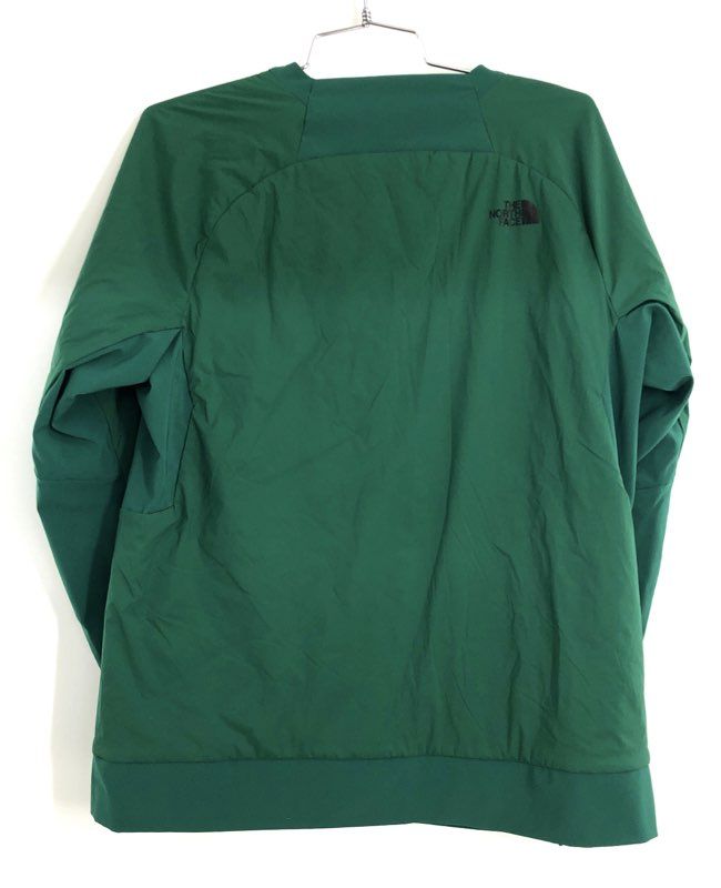 The North Face Women's Steep Series Green Hybrid Pullover Crewneck Jacket Sz L
