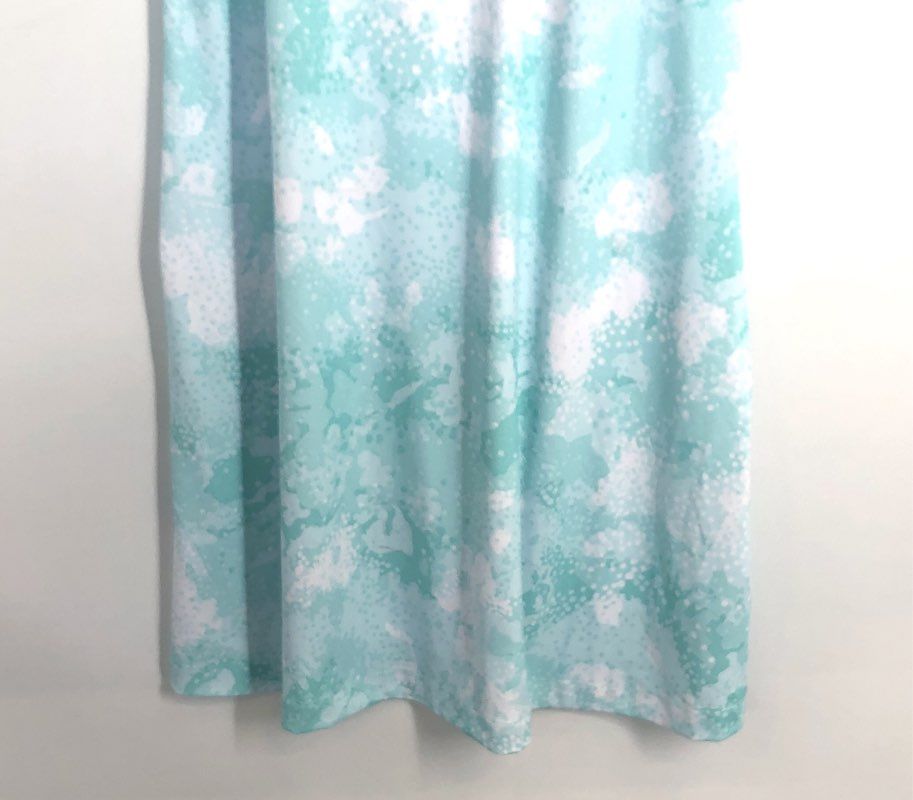 Columbia Women's PFG Freezer III Dress Blue White Sun Protection Sz M NWT