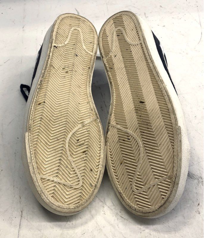 Nike Blazer Low '77 Vintage Navy White Leather Sneakers Men's Size 9.5