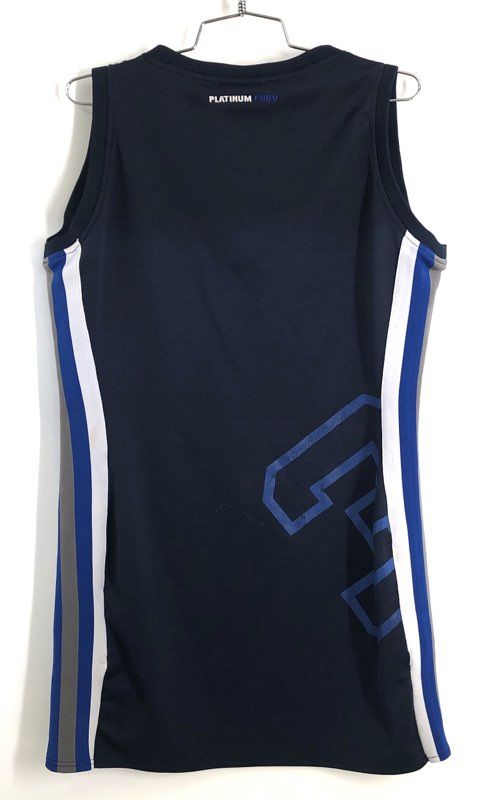 Vintage Platinum FUBU Harlem Globetrotters Basketball Jersey Sleeveless Sz XL