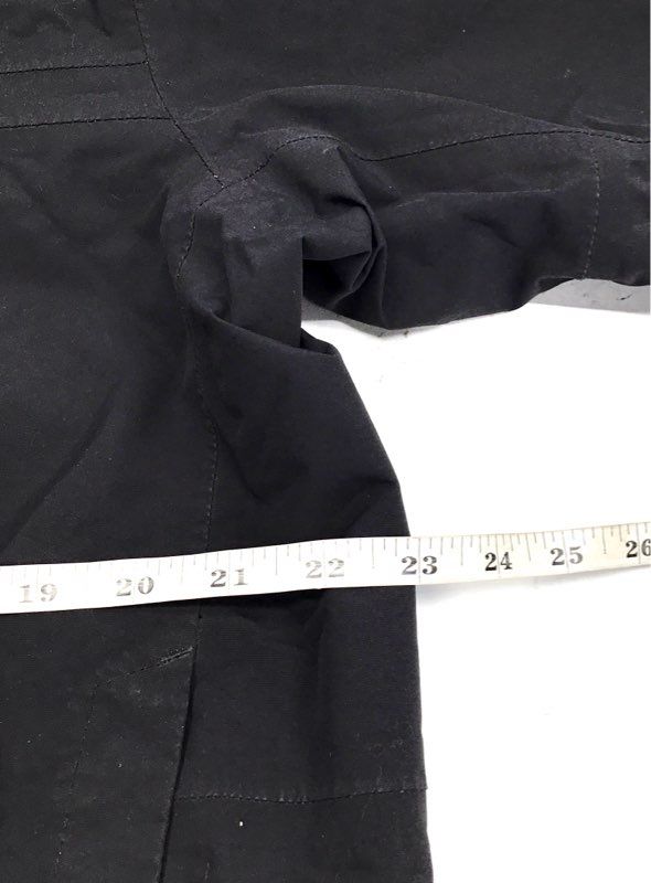 The North Face Men's Black HyVent Hooded Waterproof Rain Jacket Shell Sz M