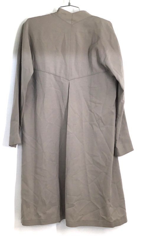 Vintage 80s Geoffrey Beene for Saks Fifth Avenue Women's Tan Duster Jacket Sz 8