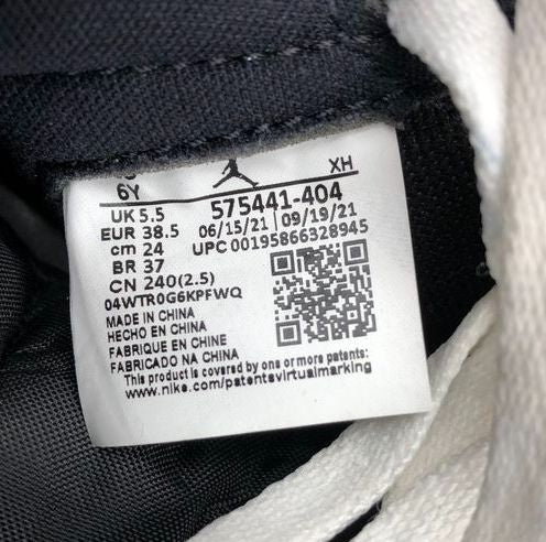 Nike Air Jordan 1 Boy's Retro 'Dark Marina Blue Sneakers-Size: 6Y (+COA)