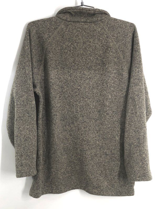 The North Face Men's Brown Heather Gordon Lyons 1/4 Zip Fleece Pullover L