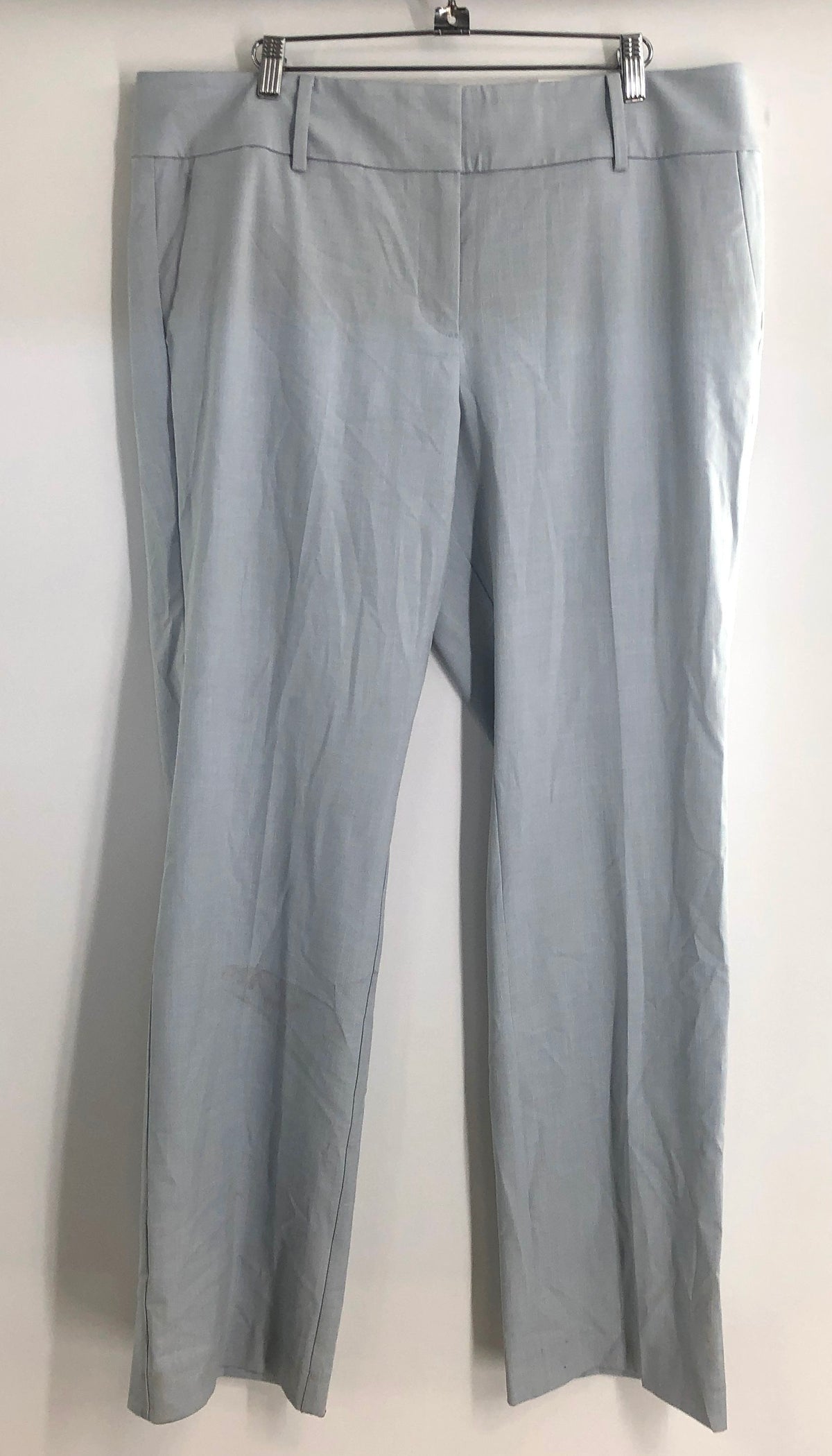 Ann Taylor Factory Women's Light Blue Mid Rise Trouser Dress Pants NWT