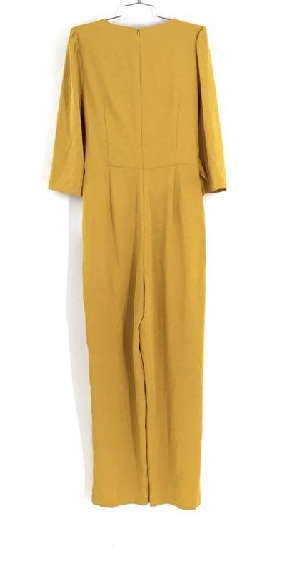 NWT Antonio Melani Women&#39;s Olive V-Neck Jumpsuit One-Piece - Size 10