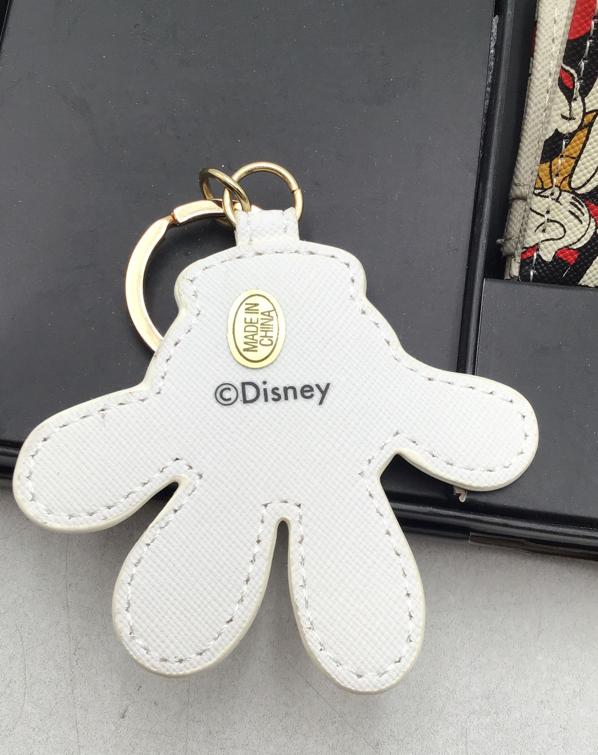 Disney Mickey Mouse ID Wallet Holder &amp; Mickey Hand Keychain 2-Piece Gift Set