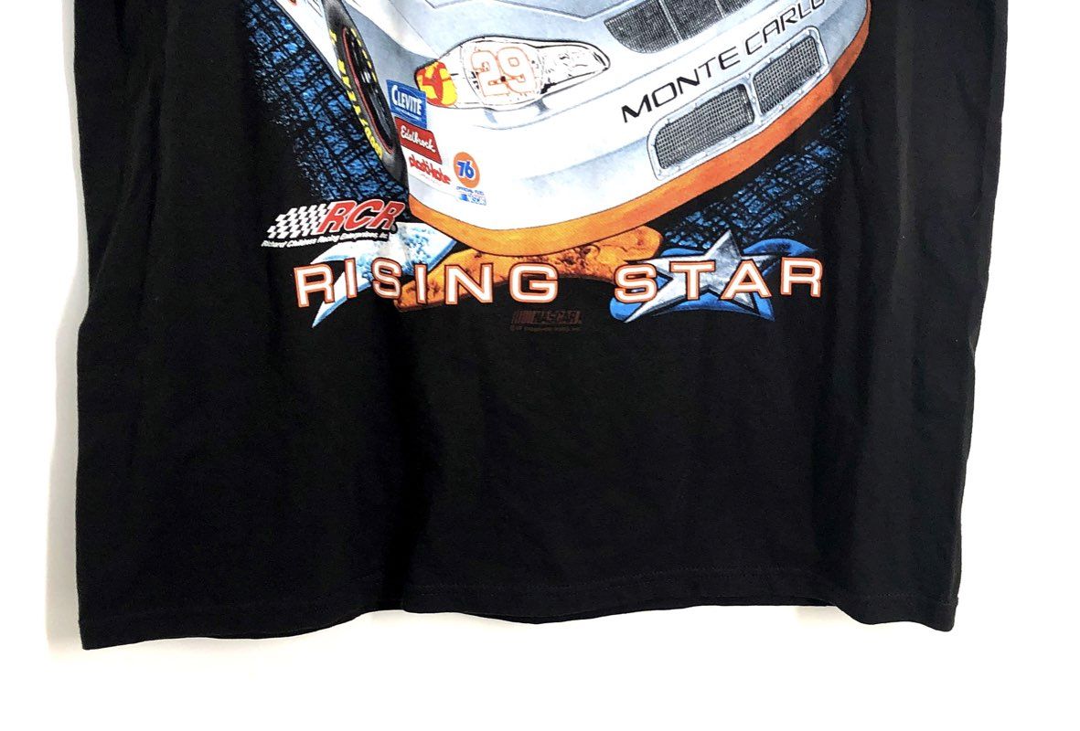 Vintage 2001 Kevin Harvick #29 NASCAR Rising Star T-Shirt Chase Authentics Sz L