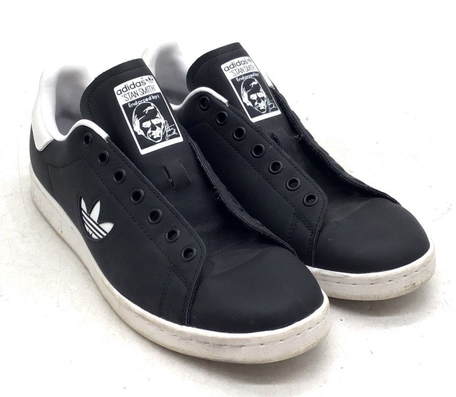 Adidas Men's Stan Smith Black Athletic Shoes - Size 9