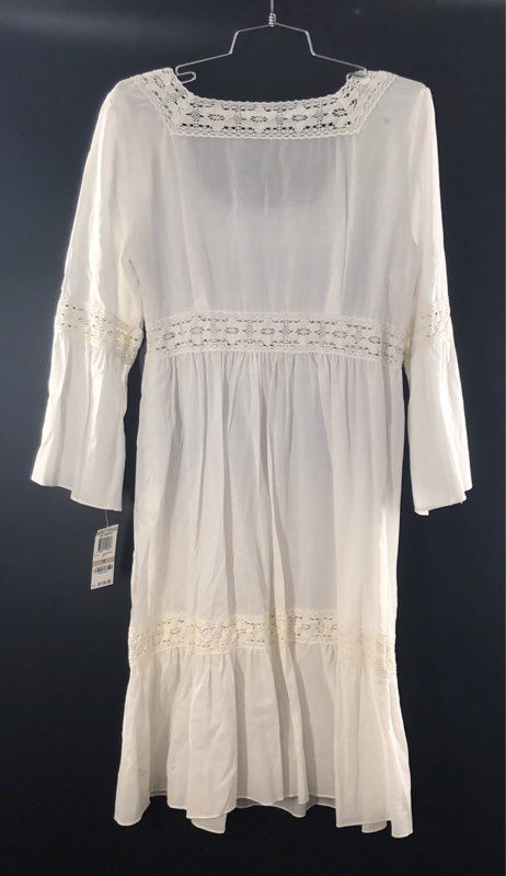 INC International Concepts Women's White Lace East Hampton Dress Sz 12 NWT