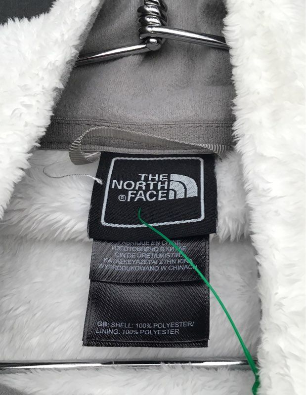 The North Face Women's Osito Full Zip Fleece Jacket White Sz L
