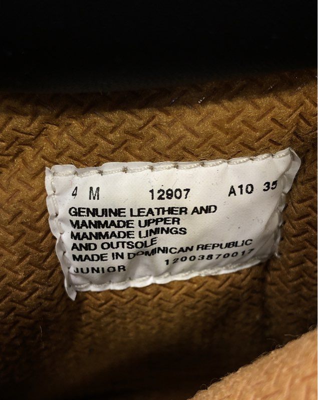 Timberland Boys Black Boots - Size 4M