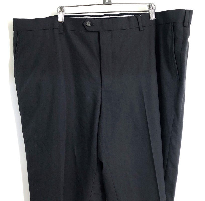 Construct Men's Charcoal Flat Front Performance Dress Pants 44x32 NWT