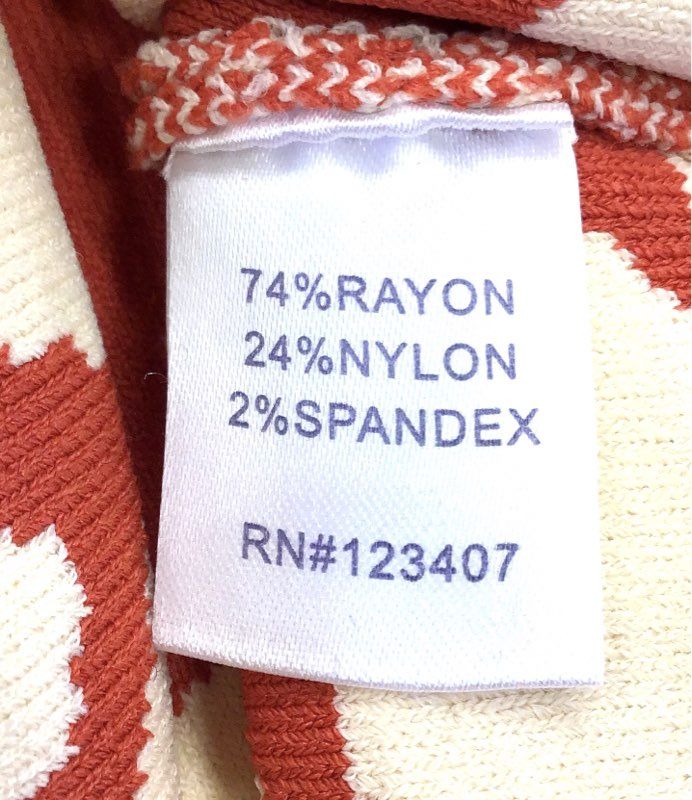 NWT i.b.b.i. Women's Burnt Red Animal Print Bodycon Dress - Size 22