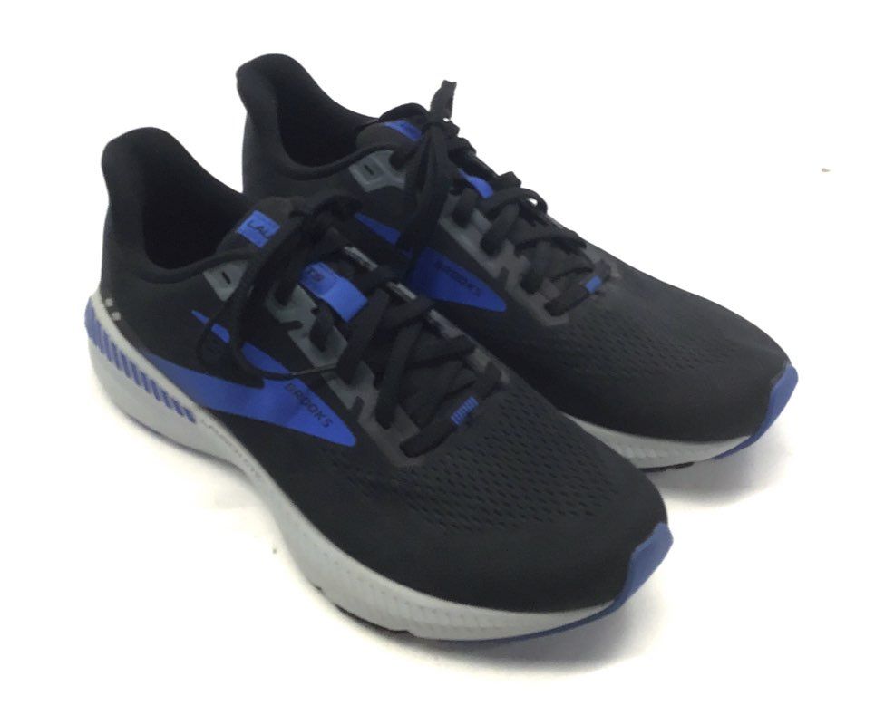 Brooks Launch GTS 9 Black Blue Running Shoes Men's Size 8.5 D