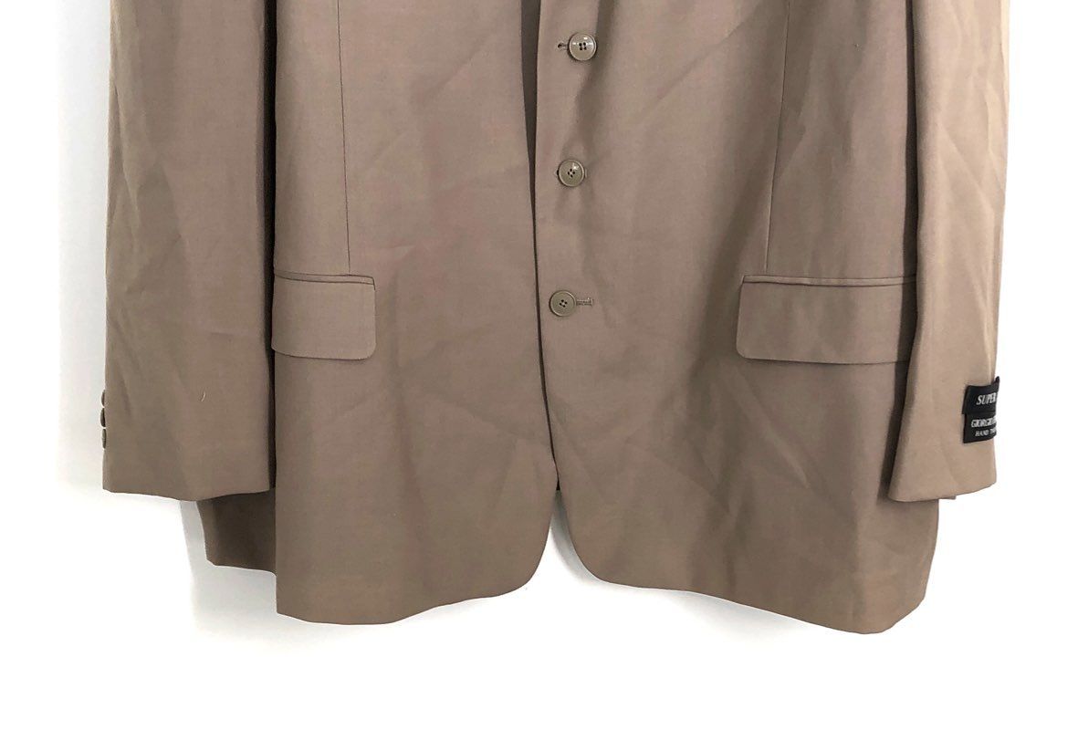Giorgio Ferraro Men's Taupe Firenche 4-Button Blazer Suit Jacket Sz 60 NWT
