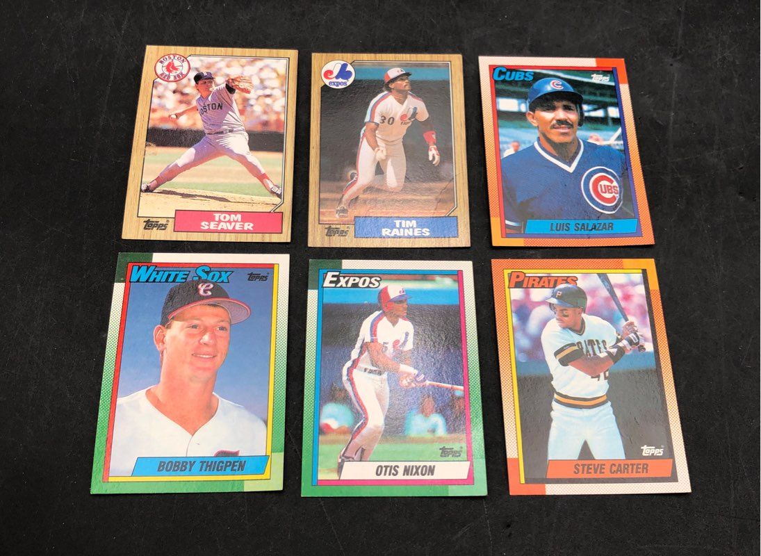 Lot Of Topps Baseball MLB Cards. Medium Box, Unsorted