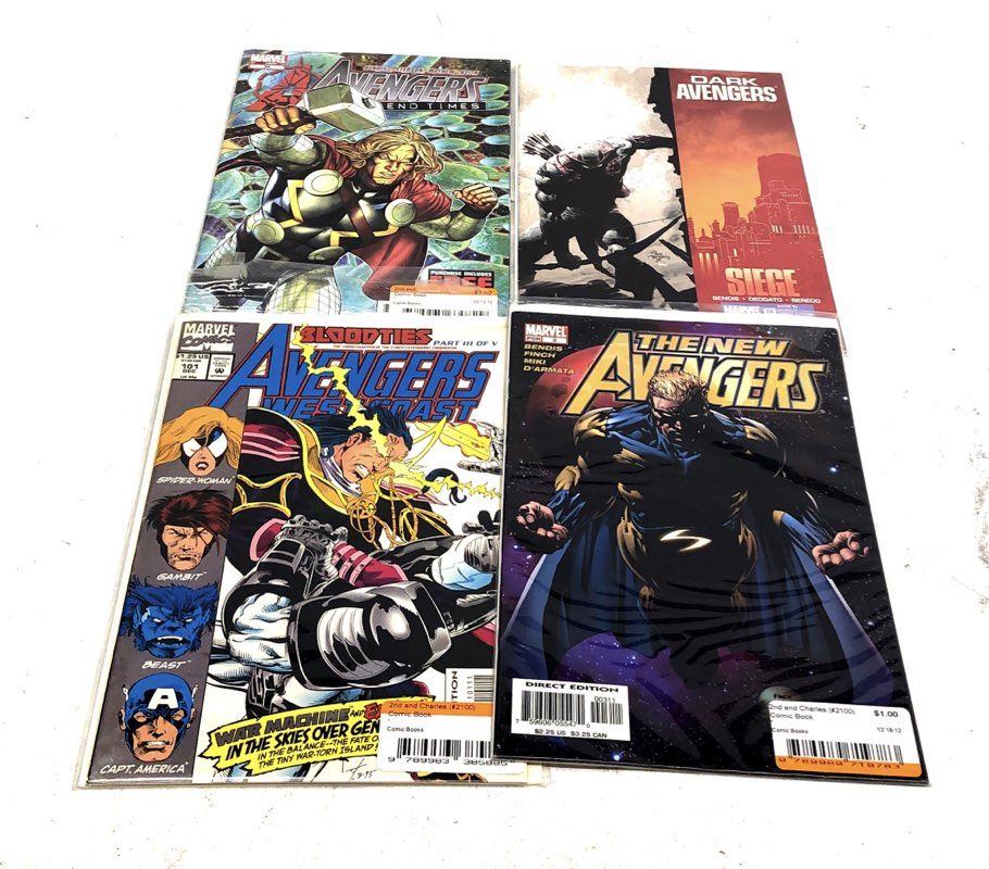 Marvel Avengers Comic Lot Comics Mixed Era Bronze Copper Modern Age