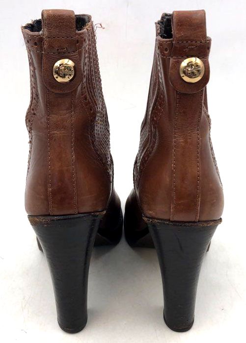 Tory Burch Women&#39;s Brown Ankle Bootie - Size 9.5M